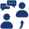 Enhance communication skills Icon